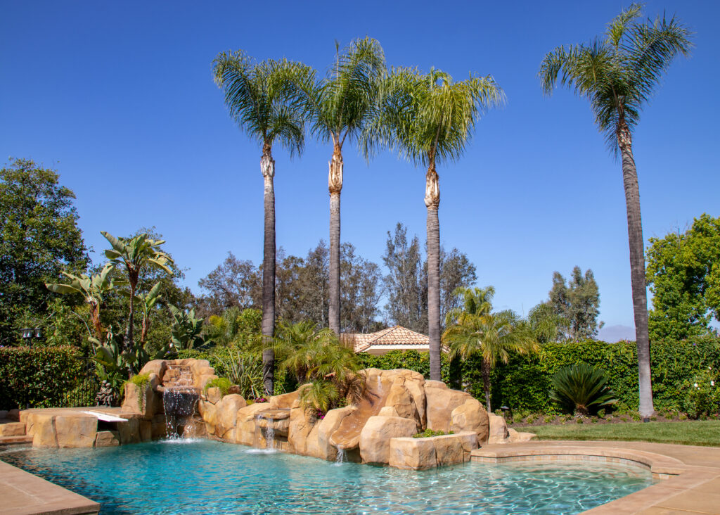 A swimming pool in Southern California